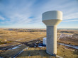 water tower aerial view