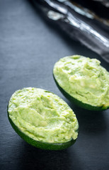 Poster - Guacamole in avocado shells