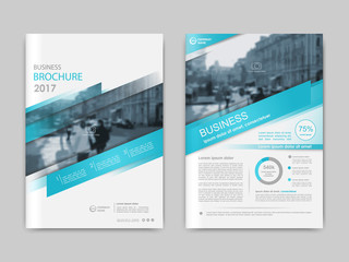 Canvas Print - Cover design annnual report, flyer, presentation, brochure.