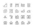 © woopicx.com - Line Real Estate Icons