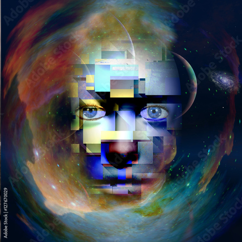 Fotografie, Obraz God's Face Some elements provided courtesy of NASA