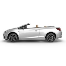 Cabriolet Isolated On White. 3D Illustration
