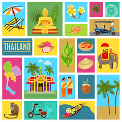 Poster - Thailand Tiled Poster