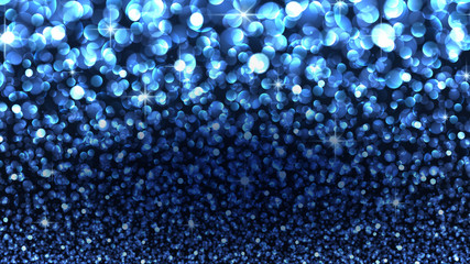Blue christmas abstract background.