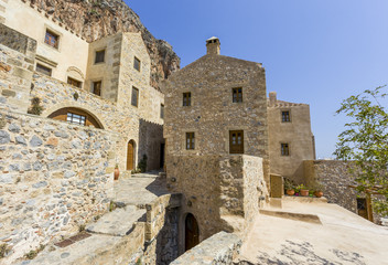 Wall Mural - Monemvasia the medieval town in Peloponnese