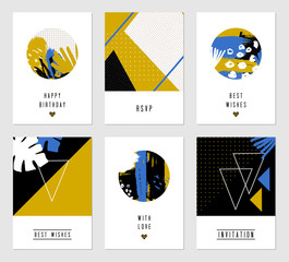 Sticker - Abstract Design Cards Set