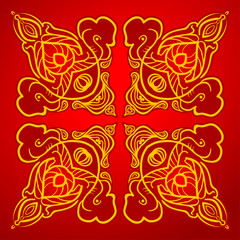 Aufkleber - Vector Square Decorative Design Element