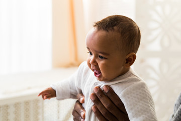 Adorable little african american baby boy - Black people