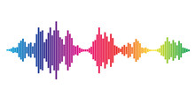 Colorful Sound Waves 