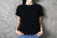 Girl In Black Shirt