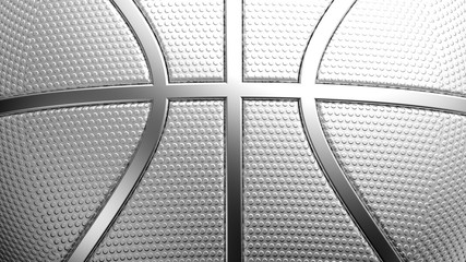 Basketball. 3D illustration. 3D CG. High resolution.