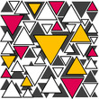Abstract geometric background with triangle