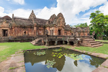 Prasat Hin Phanom Rung, A Khmer Temple Complex Set In Phanom Rung Historical Park, Buriram Province, Thailand.