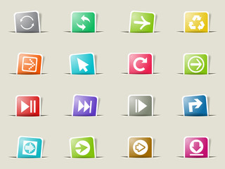 arrow icon set