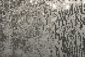 Sticker - Silver background mosaic with light spots and stars