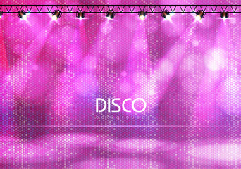 Wall Mural - disco abstract background