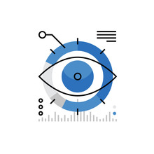 Marketing Vision Monoflat Icon.