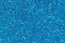 Blue Glitter Texture Abstract Background