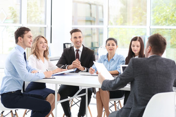 Poster - Group of business people working at office