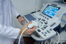 Ultrasound Diagnosis Doctor's Hand