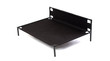 black elevated dog bed