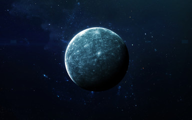 Wall Mural - mercury - high resolution beautiful art presents planet of the solar system. this image elements fur