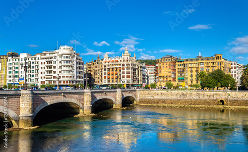 Fotografie, Tablou  Cityscape of San Sebastian or Donostia - Spain