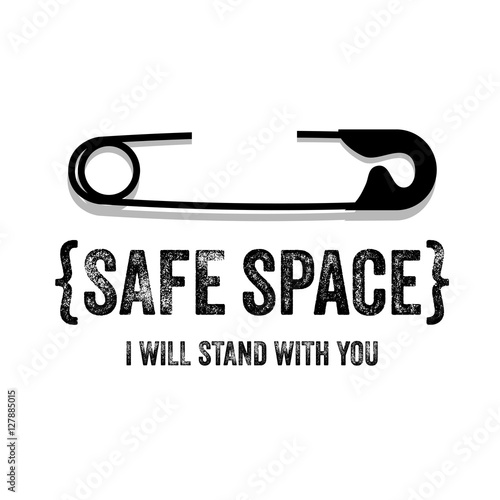 Fotografia, Obraz safety pin as a symbol of solidarity and human rights