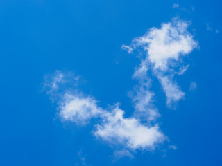 clound in blue sky for blackground backdrop use