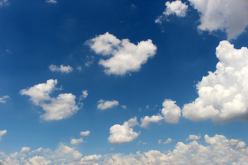 Wall Mural - blue sky with cloud background