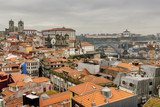Fototapeta Miasto - sight of the historical center of Oporto, Portugal