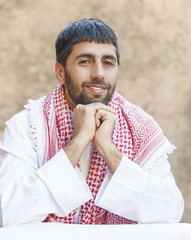 Wall Mural - Young arabian man