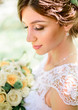 © IVASHstudio - nice portrait of young and beautiful bride in a white dress
