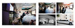 © AS Photo Family - Dual pages of photo book elegance wedding couple. Wide wedding p