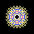 © baronred - Gold pattern flower