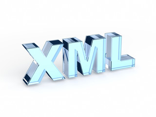 Wall Mural - xml acronym (extensible markup language)