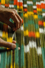 production and weaving of carpets and fabrics