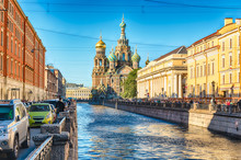 Church Of The Savior On Spilled Blood, St. Petersburg, Russia
