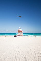 Wall Mural - South Beach, Miami Beach. Florida. Aerial view. Paradise. South Pointe Park and Pier