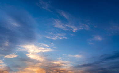 Wall Mural - Sunset sky