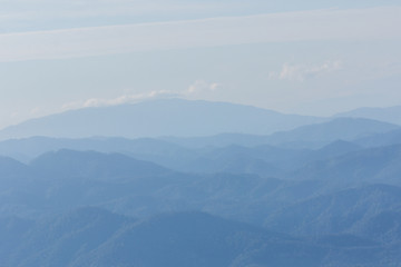  Morning View from Mountain, Pha Daeng National Park in Chiangmai