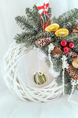 Wall Mural - Christmas wreath