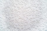 Fototapeta  - Plaster background floral pattern