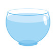 © popaukropa - Aquarium empty round isolated. glass fishbowlon white background