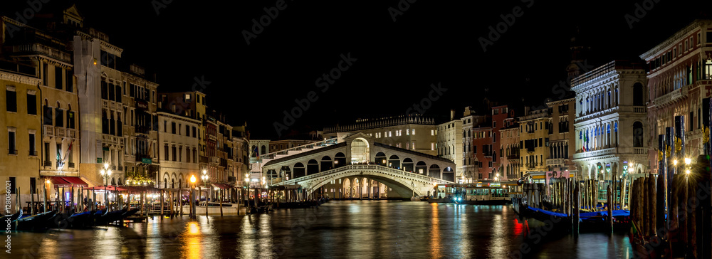 Venezia, Canal grande, Rialto, Ponte di rialto - obrazy, fototapety, plakaty 