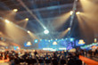 © wittybear - Crownd  in front of concert stage blurred