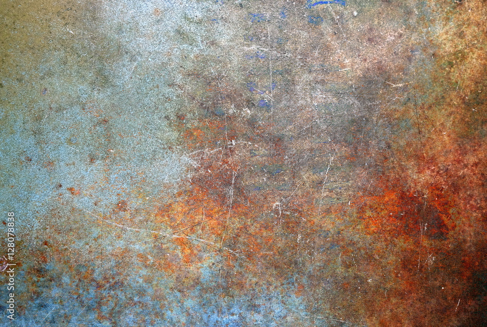 Rusted metal background - obrazy, fototapety, plakaty 