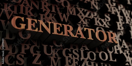 Generator Wooden 3d Rendered Letters Message Can Be Used For An