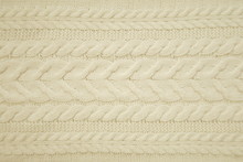 Aran Woolen Knitting Pattern Background