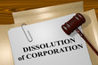 Dissolution of Corporation - legal concept